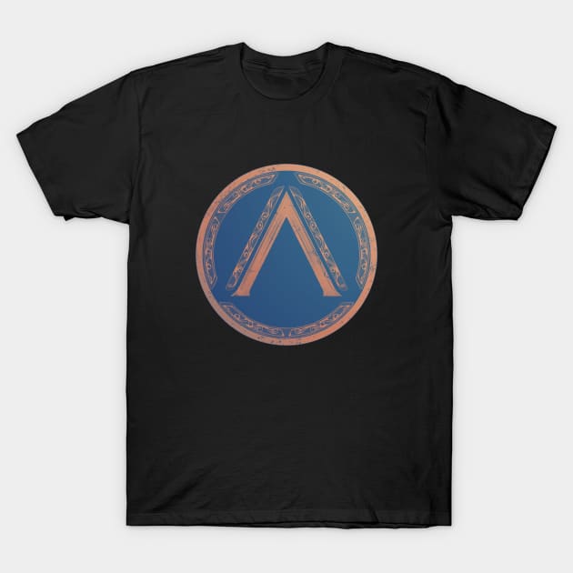 Sparta Lambda Symbol T-Shirt by NicGrayTees